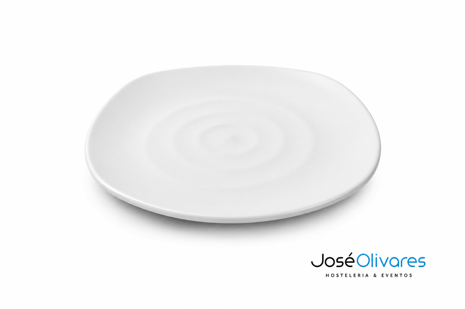 Plato Pase Ondas Blanco